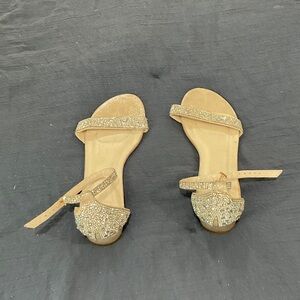 Elegant Gold Women's Sandals